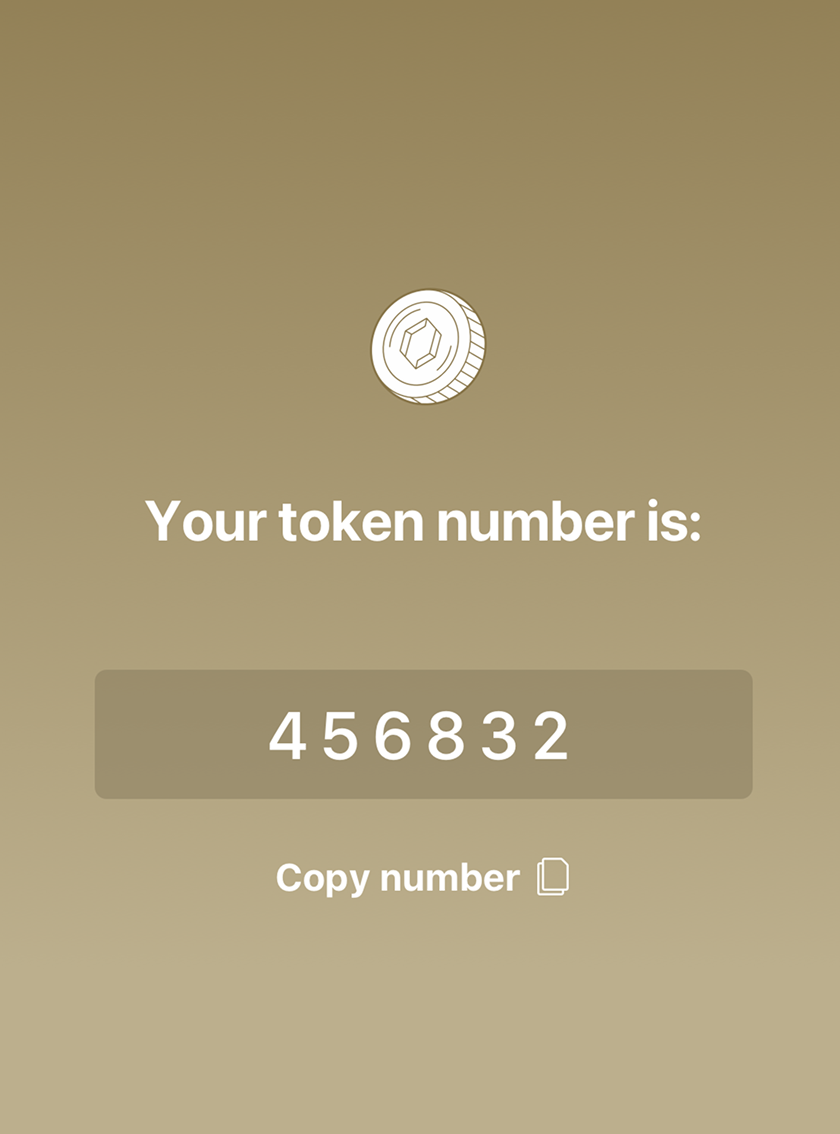 Prosper token code phone mockup